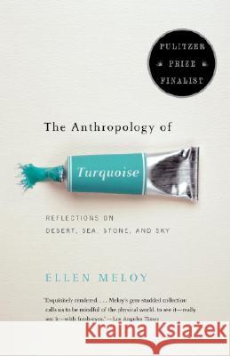 The Anthropology of Turquoise: Reflections on Desert, Sea, Stone, and Sky Ellen Meloy 9780375708138 Vintage Books USA