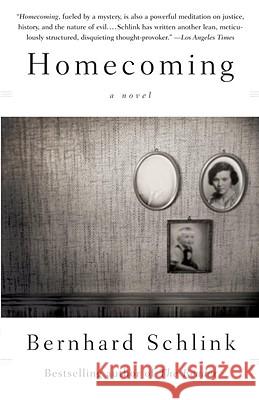 Homecoming Bernhard Schlink 9780375725579 Vintage Books USA