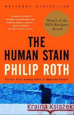 The Human Stain Philip Roth 9780375726347 Vintage Books USA