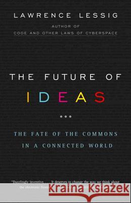 The Future of Ideas: The Fate of the Commons in a Connected World Lessig, Lawrence 9780375726446 0