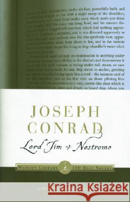 Lord Jim & Nostromo Joseph Conrad J. Conrad Robert D. Kaplan 9780375754890 Modern Library
