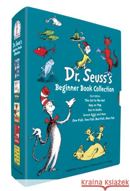 Dr. Seuss's Beginner Book Collection: The Cat in the Hat; One Fish Two Fish Red Fish Blue Fish; Green Eggs and Ham; Hop on Pop; Fox in Socks Dr Seuss 9780375851568 Random House Books for Young Readers