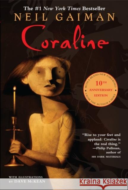 Coraline Neil Gaiman Dave McKean 9780380807345 HarperTrophy