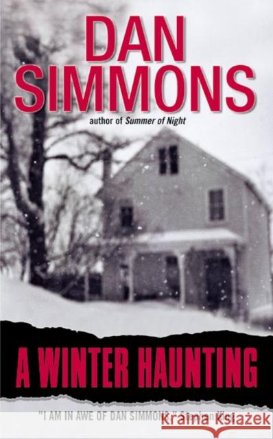A Winter Haunting Dan Simmons 9780380817160 HarperTorch