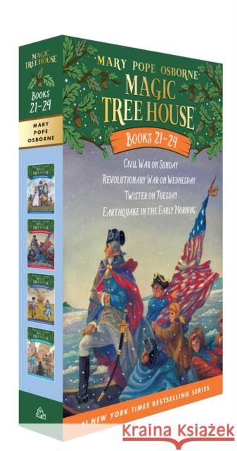 Magic Tree House Books 21-24 Boxed Set: American History Quartet Osborne, Mary Pope 9780385389570