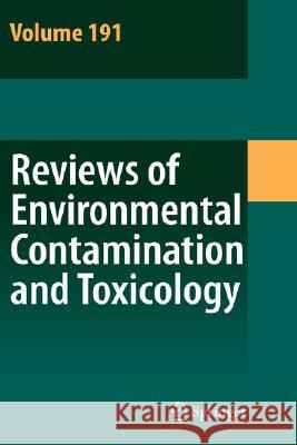 Reviews of Environmental Contamination and Toxicology: Continuation of Residue Reviews Ware, George 9780387004419