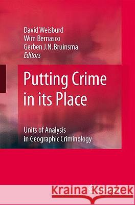 Putting Crime in Its Place: Units of Analysis in Geographic Criminology Weisburd, David 9780387096872