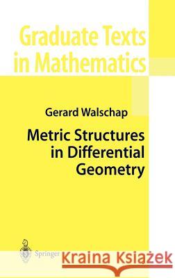 Metric Structures in Differential Geometry Gerald Walschap Gerard Walschap 9780387204307 Springer