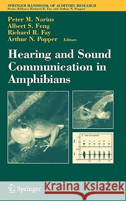 Hearing and Sound Communication in Amphibians Narins                                   P. M. Narins Albert S. Feng 9780387325217