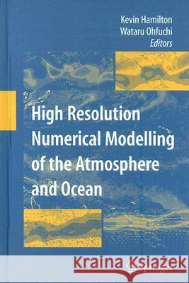 High Resolution Numerical Modelling of the Atmosphere and Ocean Kevin Hamilton Wataru Ohfuchi 9780387366715 Springer