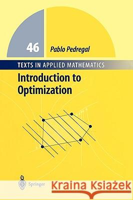 Introduction to Optimization Pablo Pedregal 9780387403984