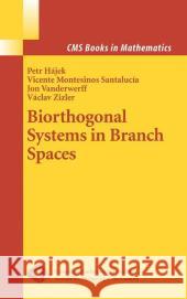 Biorthogonal Systems in Banach Spaces Jon Vanderwerff Petr Hajek Vicente Montesino 9780387689142 Springer