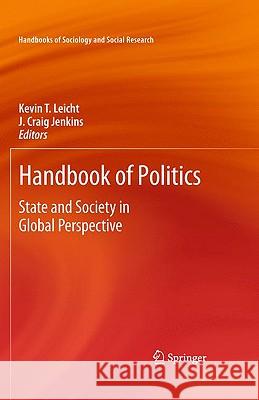 Handbook of Politics: State and Society in Global Perspective Leicht, Kevin T. 9780387689296