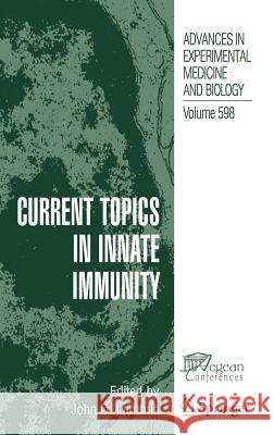 Current Topics in Innate Immunity J. D. Lambris 9780387717654