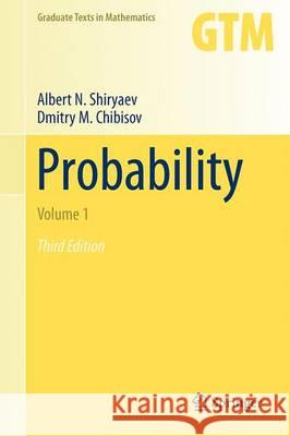 Probability-1 Albert N. Shiryaev Stephen S. Wilson 9780387722054 Not Avail