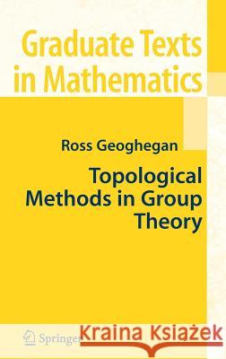 Topological Methods in Group Theory  9780387746111 Springer