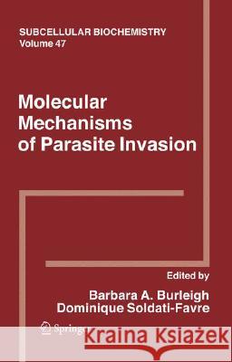 Molecular Mechanisms of Parasite Invasion Barbara A. Burleigh Dominique Soldati-Favre 9780387782669 Springer Us