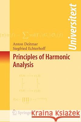 Principles of Harmonic Analysis Anton Deitmar Siegfried Echterhoff 9780387854687 Springer