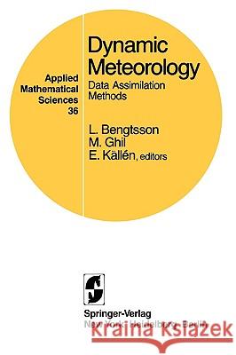 Dynamic Meteorology: Data Assimilation Methods Michael Ghil 9780387906324
