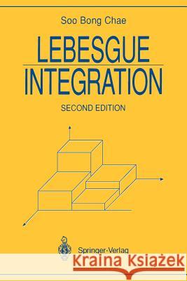 Lebesgue Integration S. B. Chae Soo-Bong Chae 9780387943572 Springer