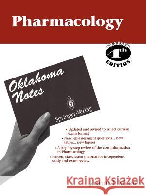 Pharmacology Oklahoma Notes                           Joanne I. Moore H. D. Christensen 9780387943947