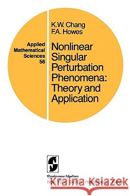 Nonlinear Singular Perturbation Phenomena: Theory and Applications Chang, K. W. 9780387960661 Springer