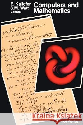 Computers & Mathematics Kaltofen, Erich 9780387970196