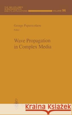 Wave Propagation in Complex Media A. Friedman G. Papanicolau W. Miller 9780387983097 Springer