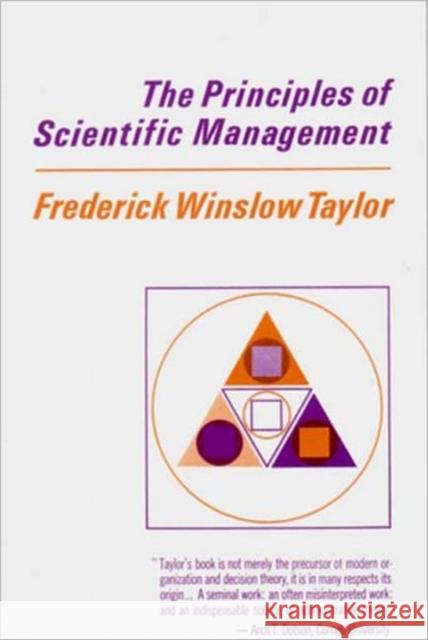 Principles of Scientific Management Taylor, Frederick Winslow 9780393003987
