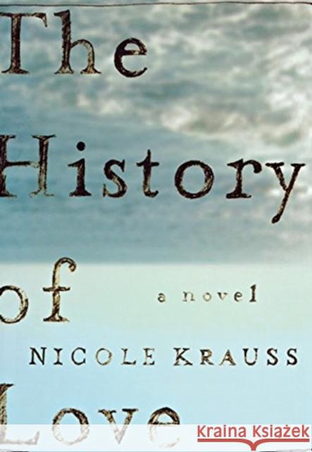 History of Love Krauss, Nicole 9780393060348