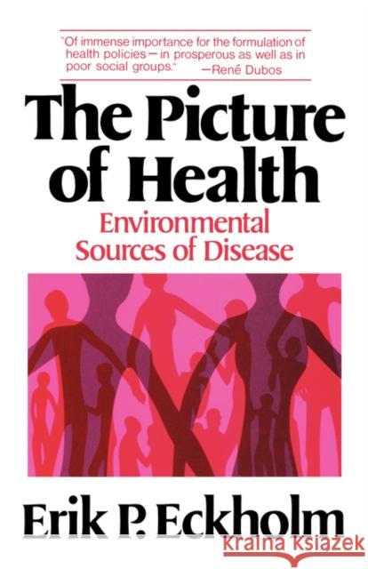 The Picture of Health: Environmental Sources of Disease Eckholm, Erik P. 9780393064407 