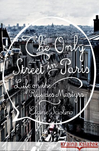 The Only Street in Paris: Life on the Rue Des Martyrs Elaine Sciolino 9780393242379 W. W. Norton & Company