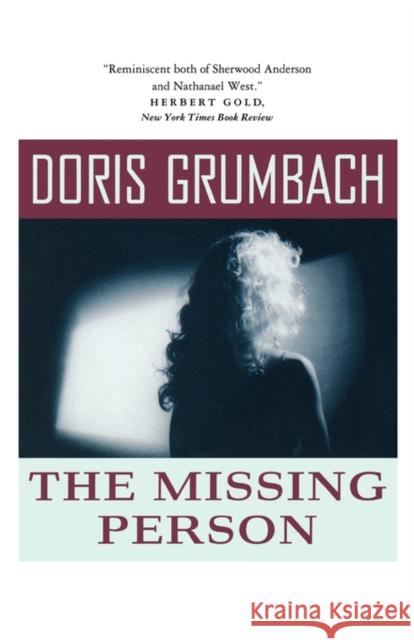 The Missing Person Grumbach, Doris 9780393309461 W. W. Norton & Company