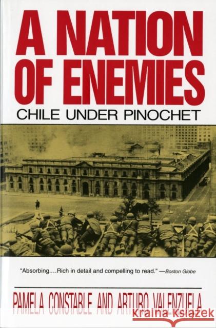 A Nation of Enemies: Chile Under Pinochet Pamela Costable Pamela Constable Arturo Valenzuela 9780393309850 W. W. Norton & Company