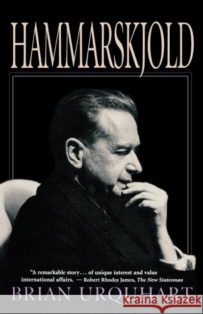 Hammarskjold Brian Urquhart 9780393312539 W. W. Norton & Company