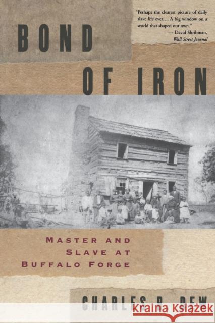 Bond of Iron: Master and Slave at Buffalo Forge (Revised) Charles B. Dew 9780393313598 W. W. Norton & Company