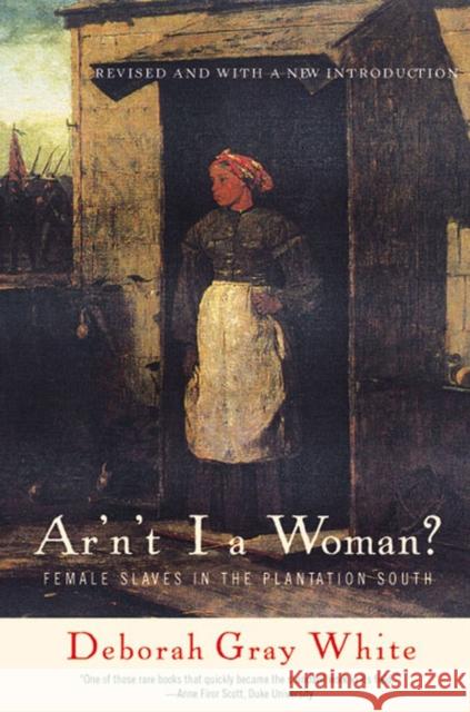 Ar'n't I a Woman?: Female Slaves in the Plantation South White, Deborah Gray 9780393314816