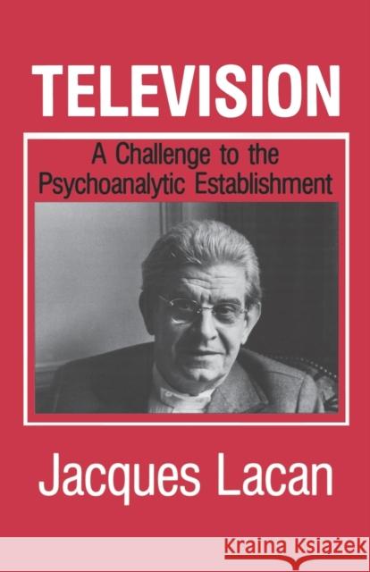 Television Lacan, Jacques 9780393335675 W. W. Norton & Company