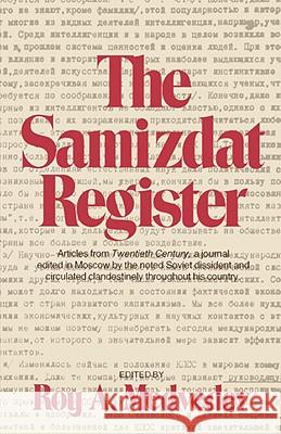 The Samizdat Register Roy Aleksandrovich Medvedev 9780393335798 W. W. Norton & Company