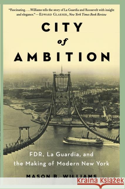 City of Ambition: Fdr, Laguardia, and the Making of Modern New York Williams, Mason B 9780393348989