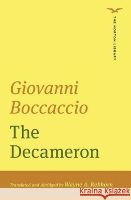 The Decameron Giovanni Boccaccio 9780393427882 WW Norton & Co