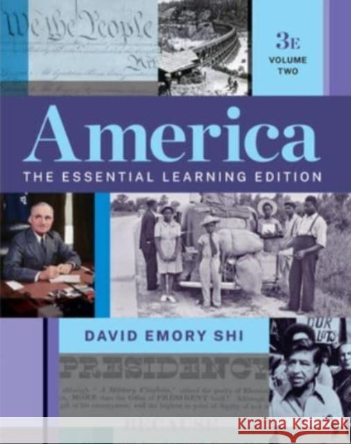 America David E. (Furman University) Shi 9780393542905 WW Norton & Co