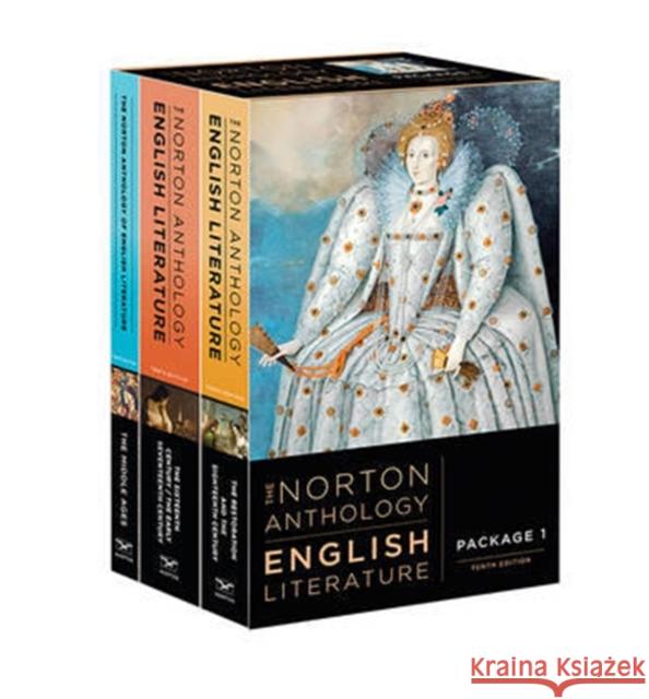 The Norton Anthology of English Literature Greenblatt, Stephen 9780393603125 W. W. Norton & Company