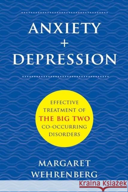 Anxiety + Depression: Effective Treatment of the Big Two Co-Occurring Disorders Wehrenberg, Margaret 9780393708738 John Wiley & Sons