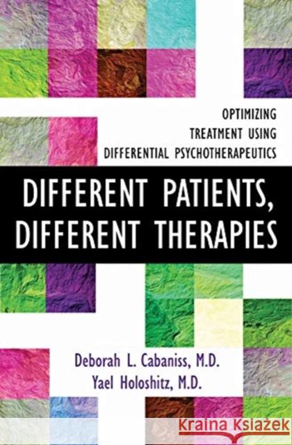 Different Patients, Different Therapies: Optimizing Treatment Using Differential Psychotherapuetics Deborah L. Cabaniss Yael Holoshitz 9780393713428 W. W. Norton & Company