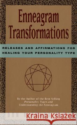 Enneagram Transformations Don Richard Riso 9780395657867 Houghton Mifflin Company