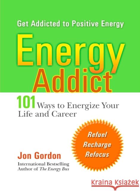 Energy Addict: 101 Physical, Mental, and Spiritual Ways to Energize Your Life Gordon, Jon 9780399530890 Perigee Books