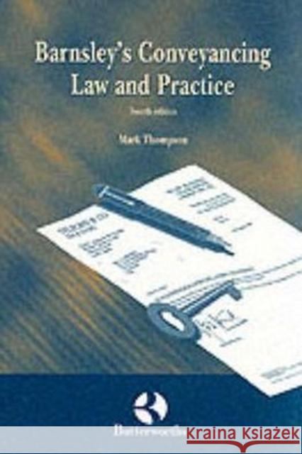 Barnsley's Conveyancing Law and Practice M. P. Thompson Mark P. Thompson 9780406004895 Oxford University Press, USA