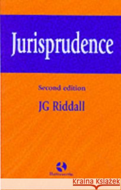 Jurisprudence John G Riddall 9780406900104