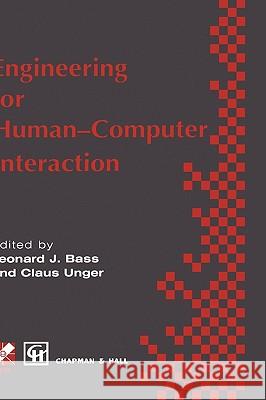 Engineering for Hci Unger, Claus 9780412721809